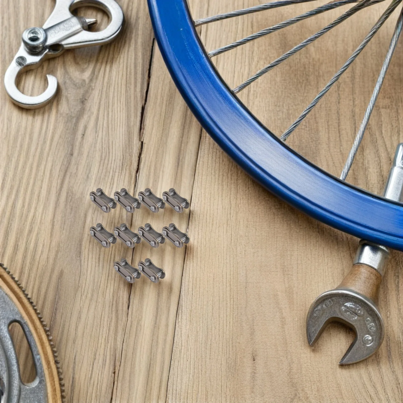 10Pcs Missing Link Chain Durable High Quality Reusable Connector Suitable for Single Chain Bicycle Accessory Missing Link