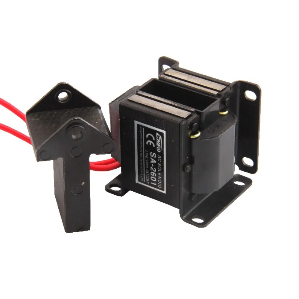 Changhong SA-3601 AC traction electromagnet 220V push-pull type, suction 4KG stroke 20MM