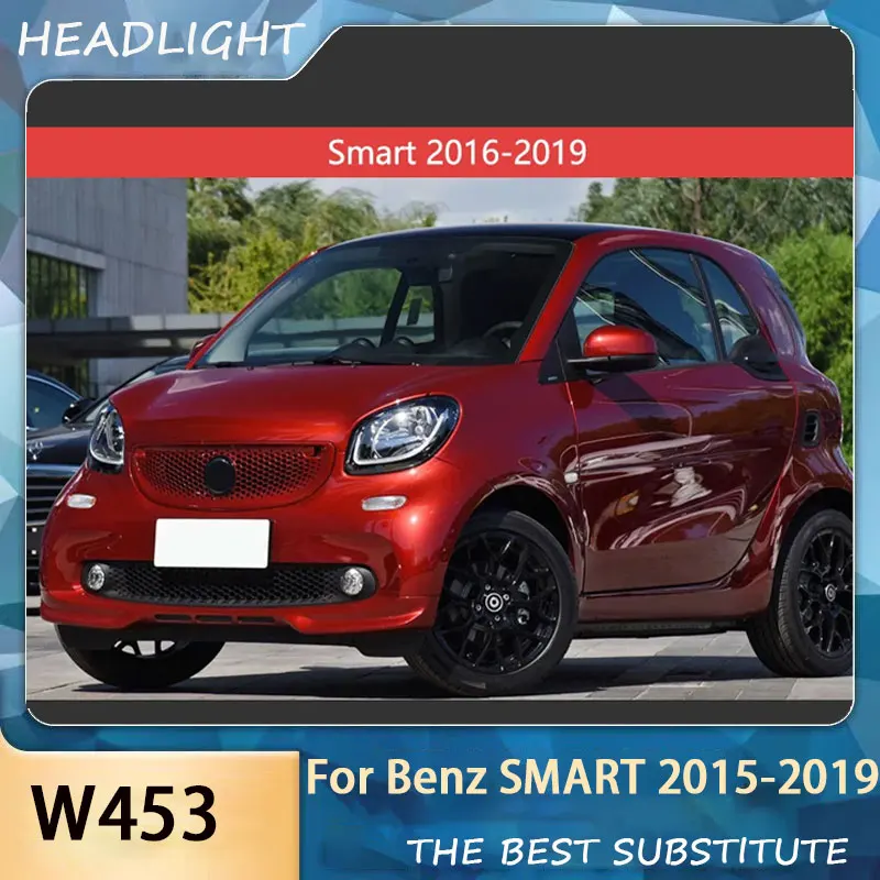 LED Head Lights For Benz SMART W453 2015-2019 Front Lamps DRL Signal Headlight Automotive Accessories