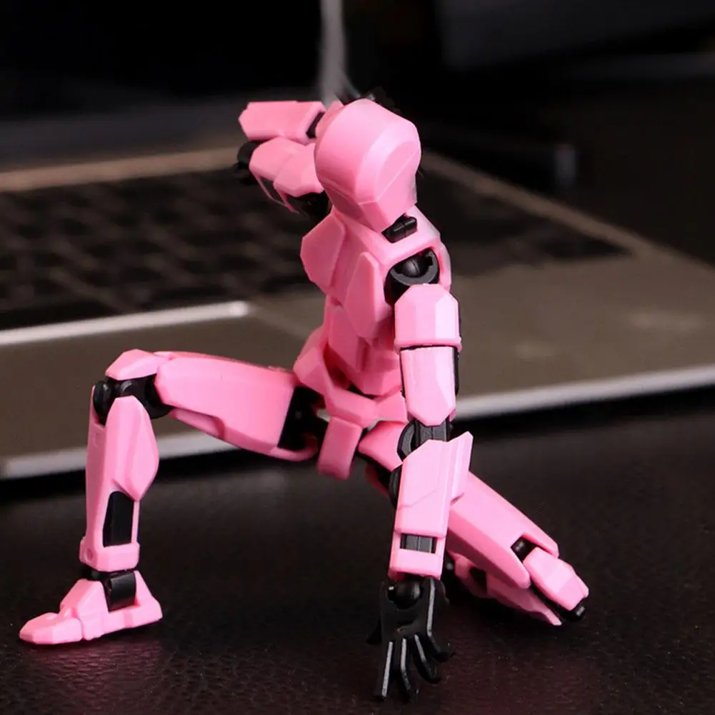 Figurine d'action robotique multi-articulée imprimée en 3D, transformable, avec articulation complète pour l'animation en stop-motion, 5 figurines d'action