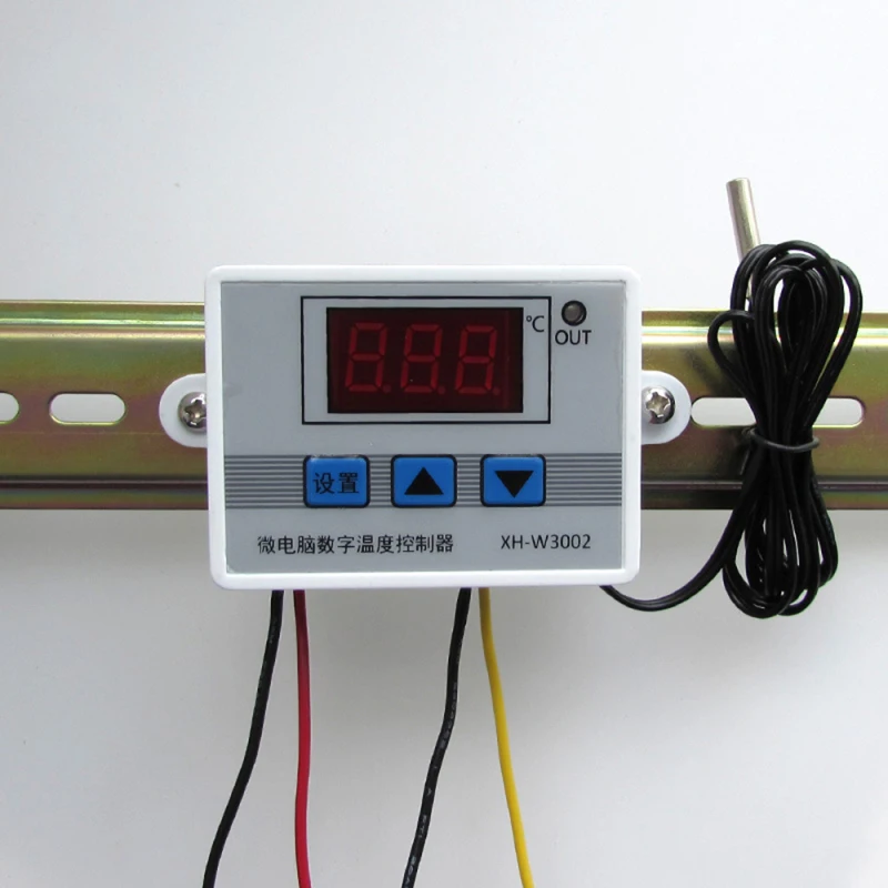 1~8PCS 24V 110V 220V Professional W3002 Digital LED Temperature Controller 10A Thermostat Regulator XH-3002