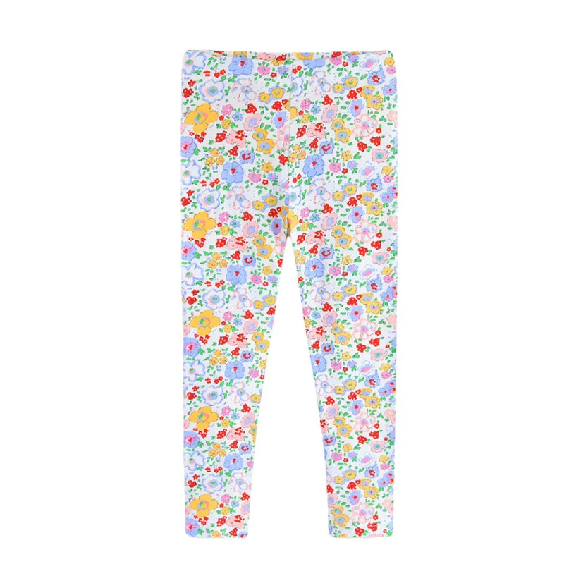 

Jumping Meters 2-7T Floral Pencil Pants Children's Leggings Pants Baby Clothes Full Length Kids Skinny Pants Toddler Clothes