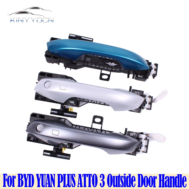 

For BYD YUAN PLUS ATTO 3 Outside Car Door Pull Handle Cover Opening Handle Lid Doorknob Chrome Cap Hood Shell