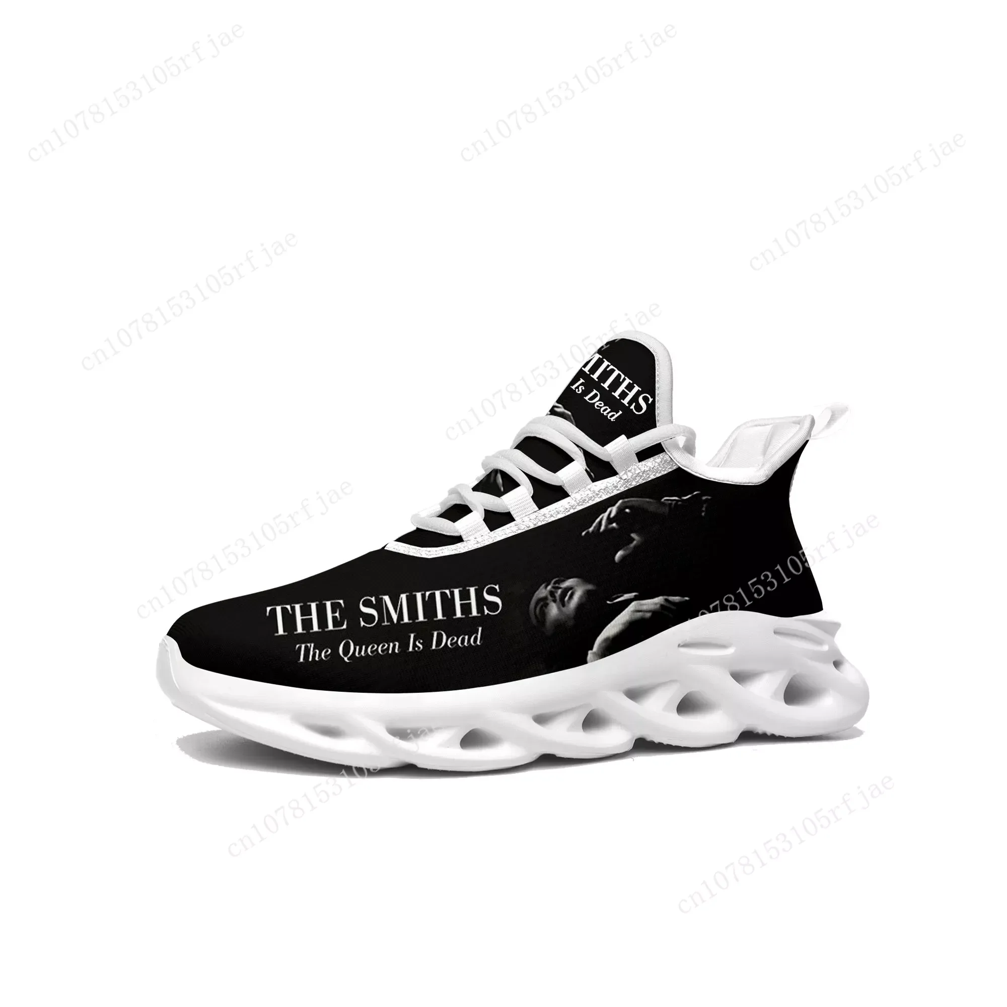 The Smiths sepatu kets flat Band Rock Sneakers Pria Wanita sepatu lari olahraga sepatu Sneakers Morrissey sepatu jala bertali sepatu buatan khusus