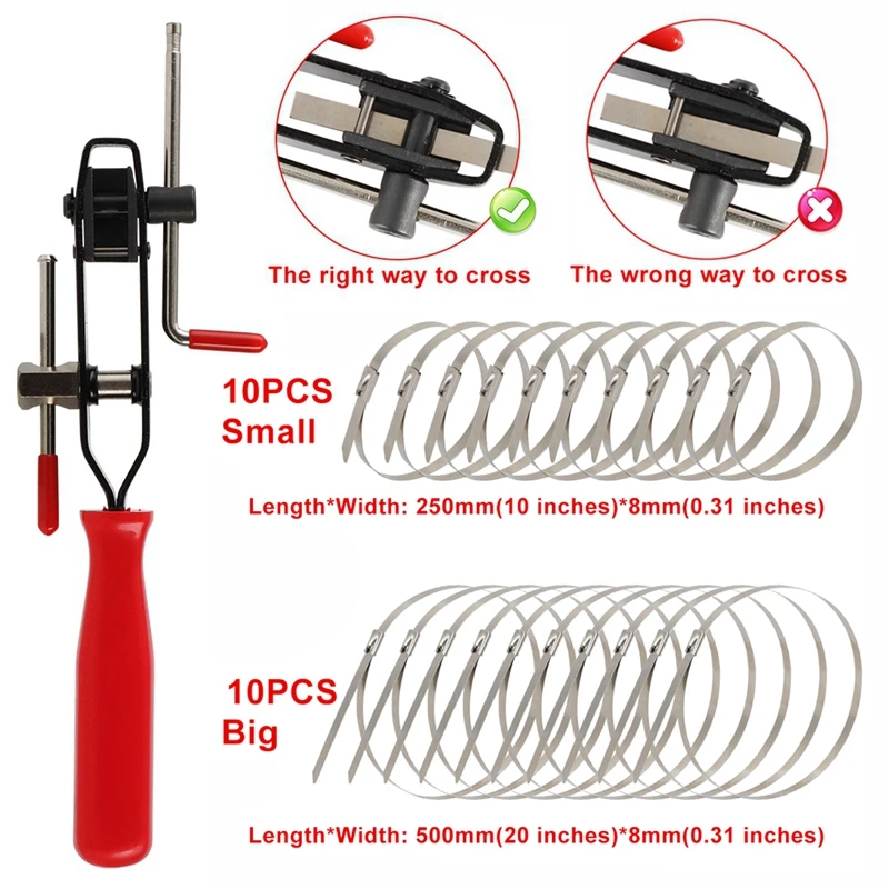 Half Shaft Boot Band Buckle Clamps Universal ATV Auto CV Joint Clamps Banding Boot Clamp Tool Crimping Pliers Axle Clamp Tool