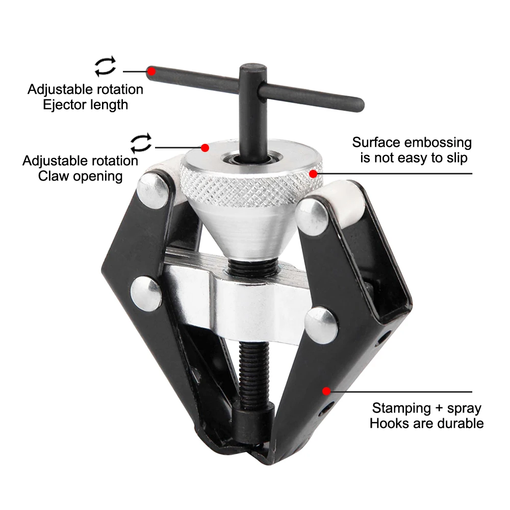 Professional Auto Car Battery Terminal Alternator Bearing Windshield Wiper Arm Remover Puller Roller Extractor Repair Tool