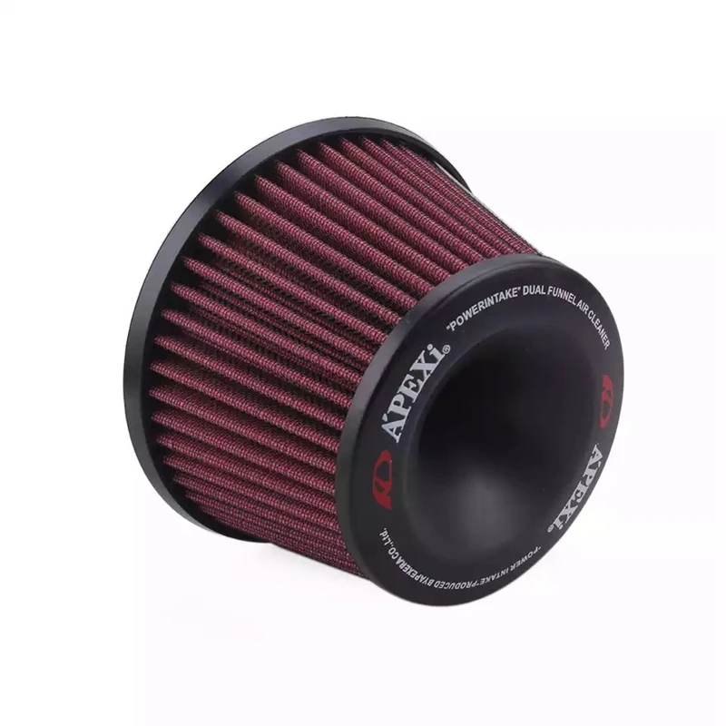 Air Filter Aluminum Tube Kits Air Filter 76MM Intake Air Filter Cold Air Intake Kits Universal 3inch