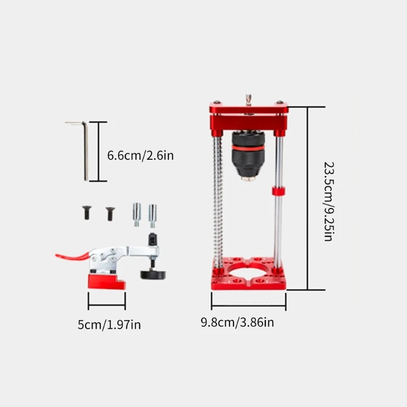 Máy khoan gỗ chuyên nghiệp Máy khoan lỗ định vị Hướng dẫn khoan chính xác Thả tàu