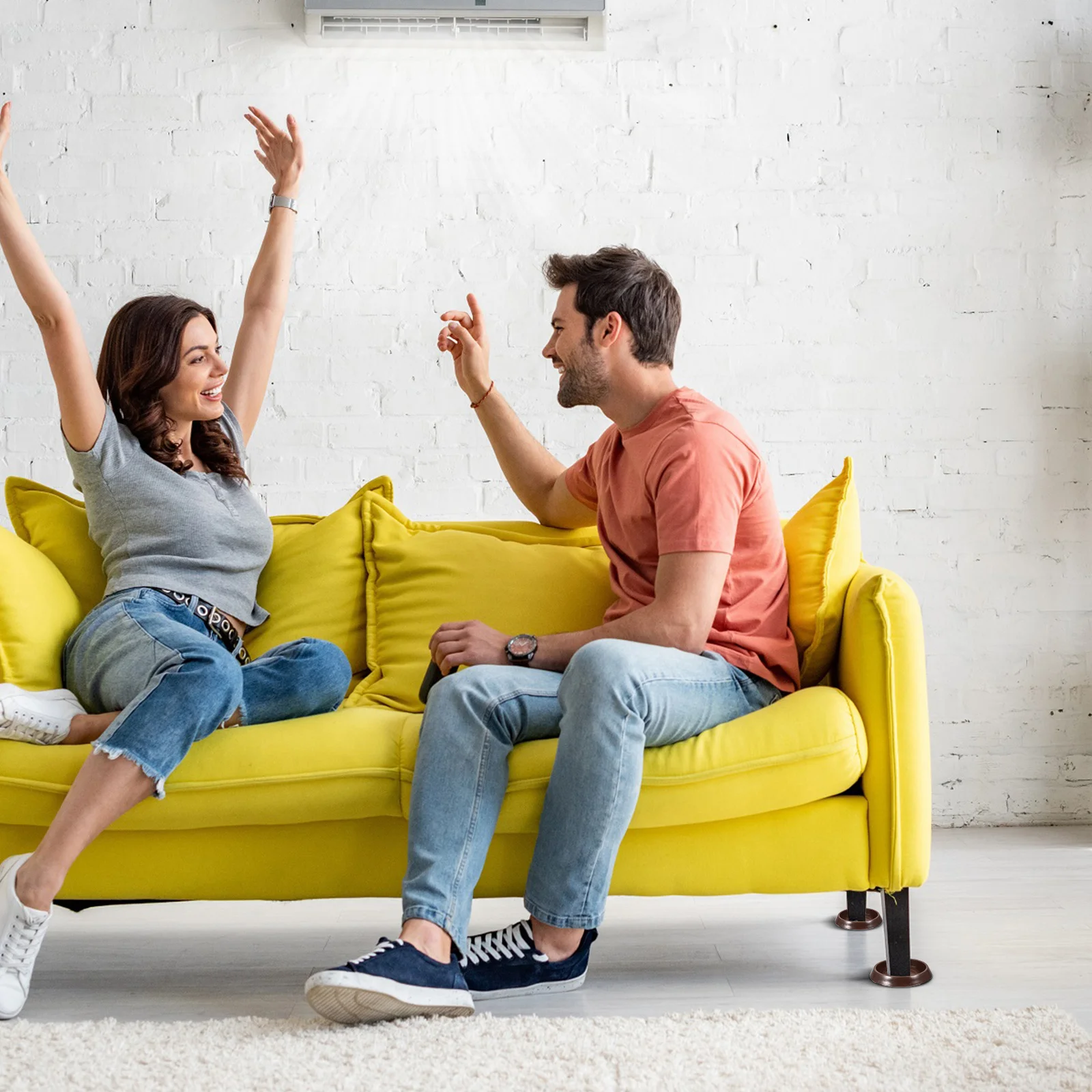 

10Pcs Non Skid Furniture Caster Cups Floor Protectors Anti Slip Furniture Grippers Chair Bed Wheel Stopper Pads