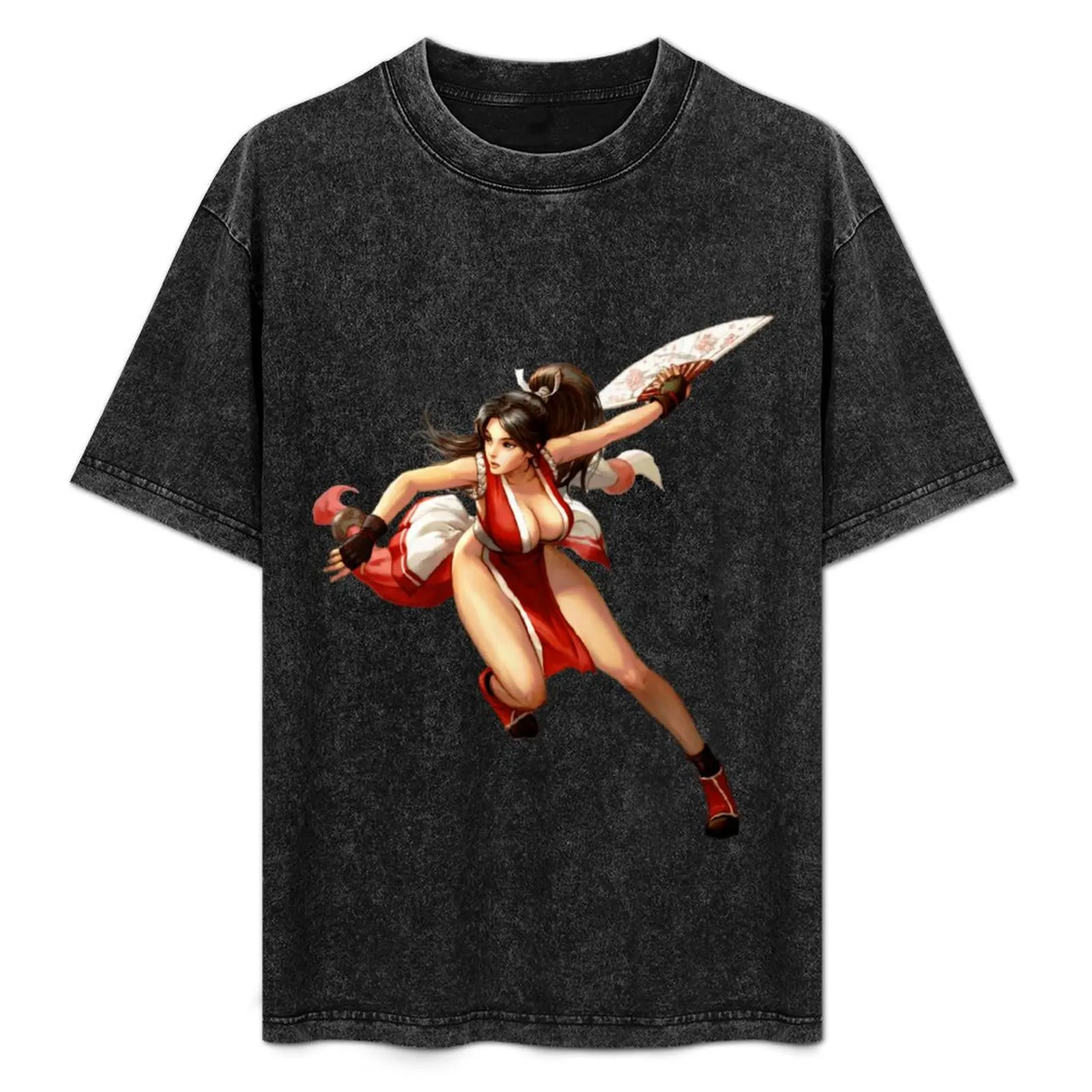 

Mai Shiranui Oppai Geisha T-Shirt Casual Lightweight Short Sleeve Top