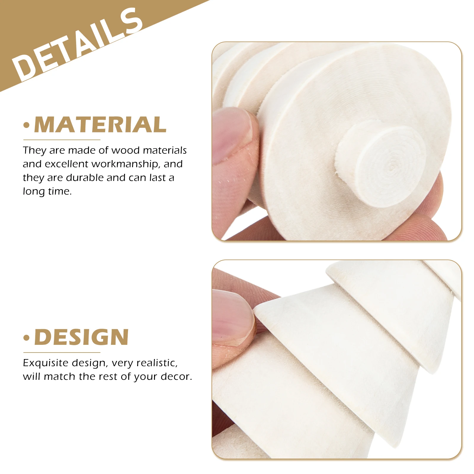 

9Pcs Unfinished Wood Christmas Trees DIY Craft Supplies Creative Decorative Xmas Home Handwork Supplies Wood Christmas Trees