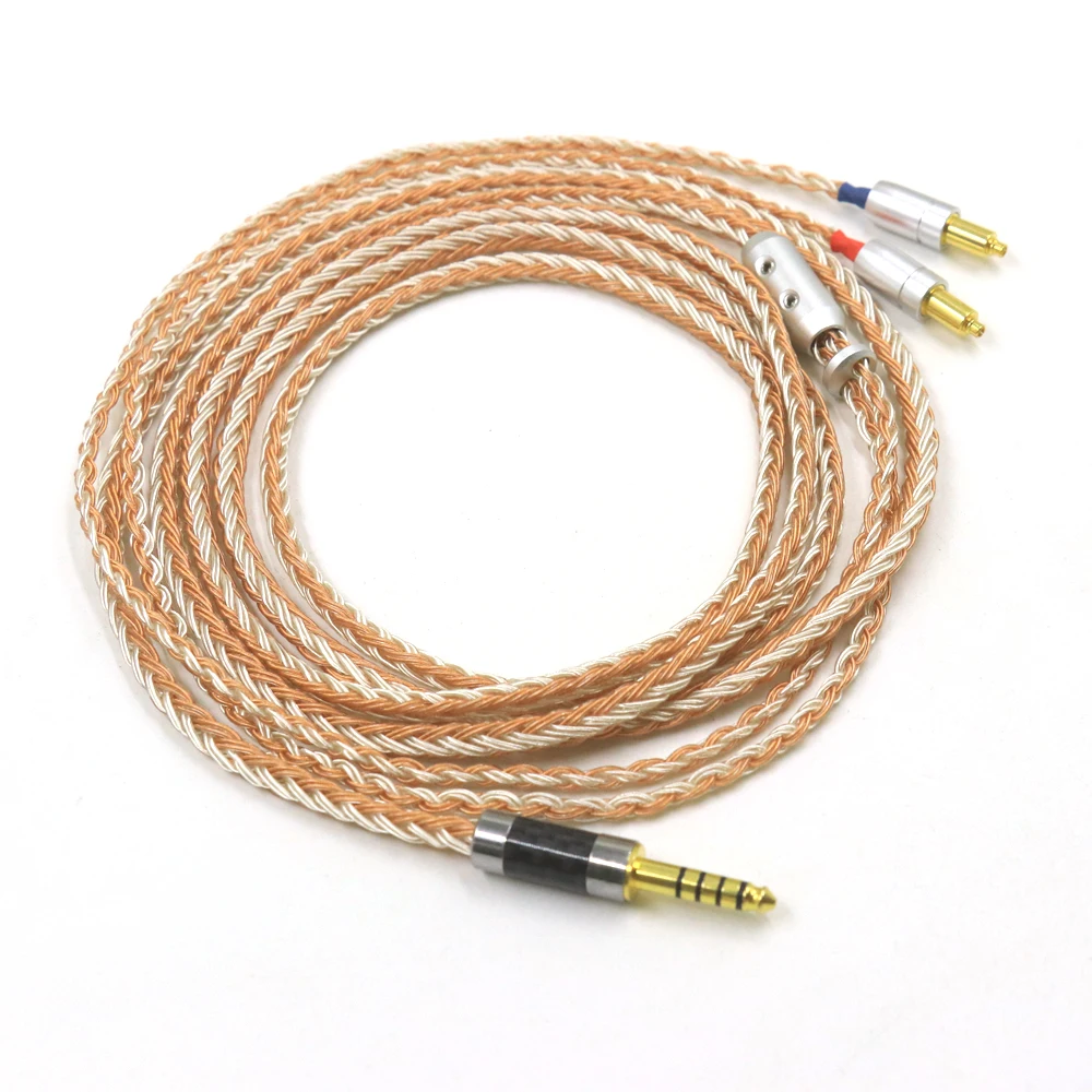 4.4mm 2.5mm XLR 3.5mm 16 Core Silver Plated OCC Earphone Cable For SRH1540 SRH1840 SRH1440