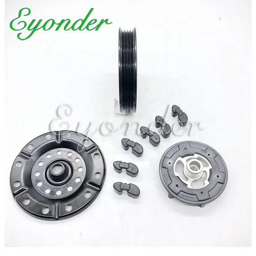 Imagen 2 del producto Polea de embrague de compresor de CA 5SER09C para Toyota COROLLA Estate YARIS VIOS 883100D241 883100D280 883100D300 8831052550 8831052551