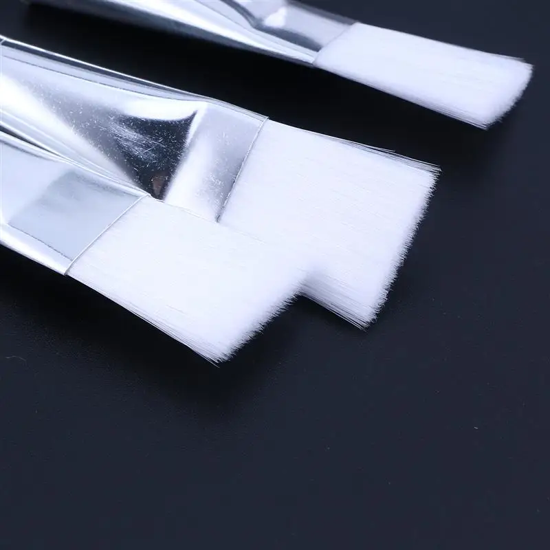 12 Uds mascarilla Facial varilla de cristal transparente cuidado de la piel suave cepillo de pestañas para máscara de aplicación