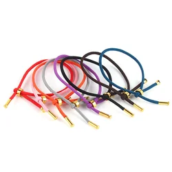 10PCS 3mm Adjustable Cotton Red Rope Bracelet Handmade Woven Women Men Rope Couple Bracelet For Making DIY Accessories