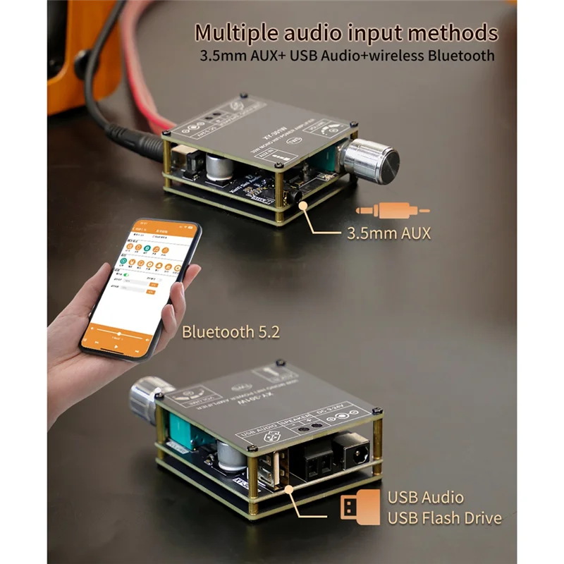 أحادية 30 واط بلوتوث مضخم الصوت الرقمي مجلس XY-301W TWS سماعات لاسلكية حقيقية ستيريو للتوصيل