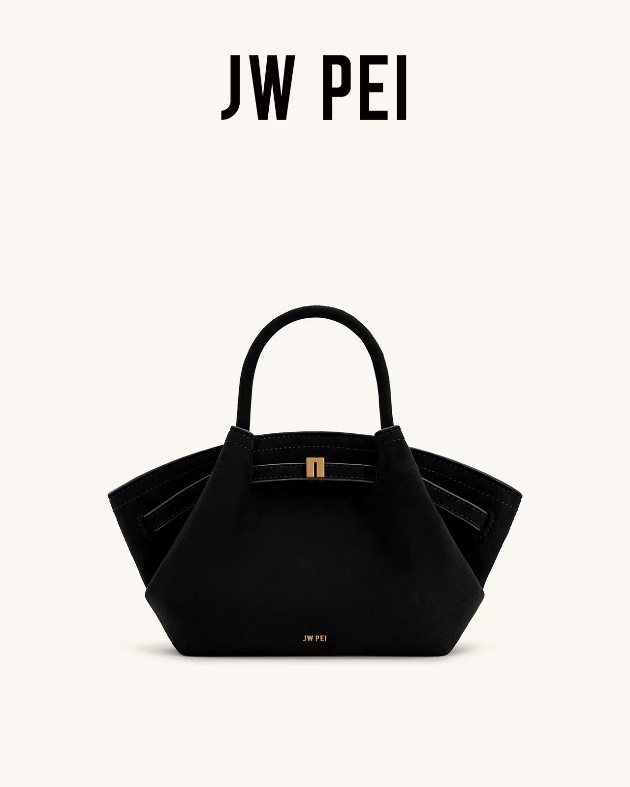 

JW PEI HANA Dumpling Bun Small Women's Shoulder Crossbody Bag High Quality Handheld Small Bag Women'sMedium Faux Suede Tote Bag