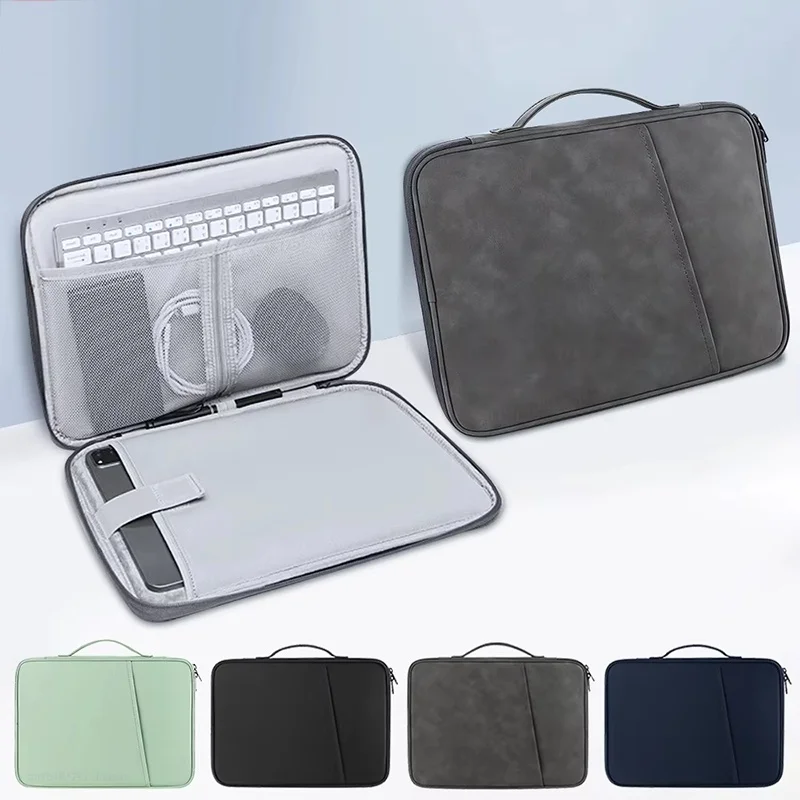 Shockproof Laptop Handle Bag 11 13 Inch Waterproof Notebook Sleeve Case For MacBook Air M4 M3 M2 Office Travel Cover Daily Use