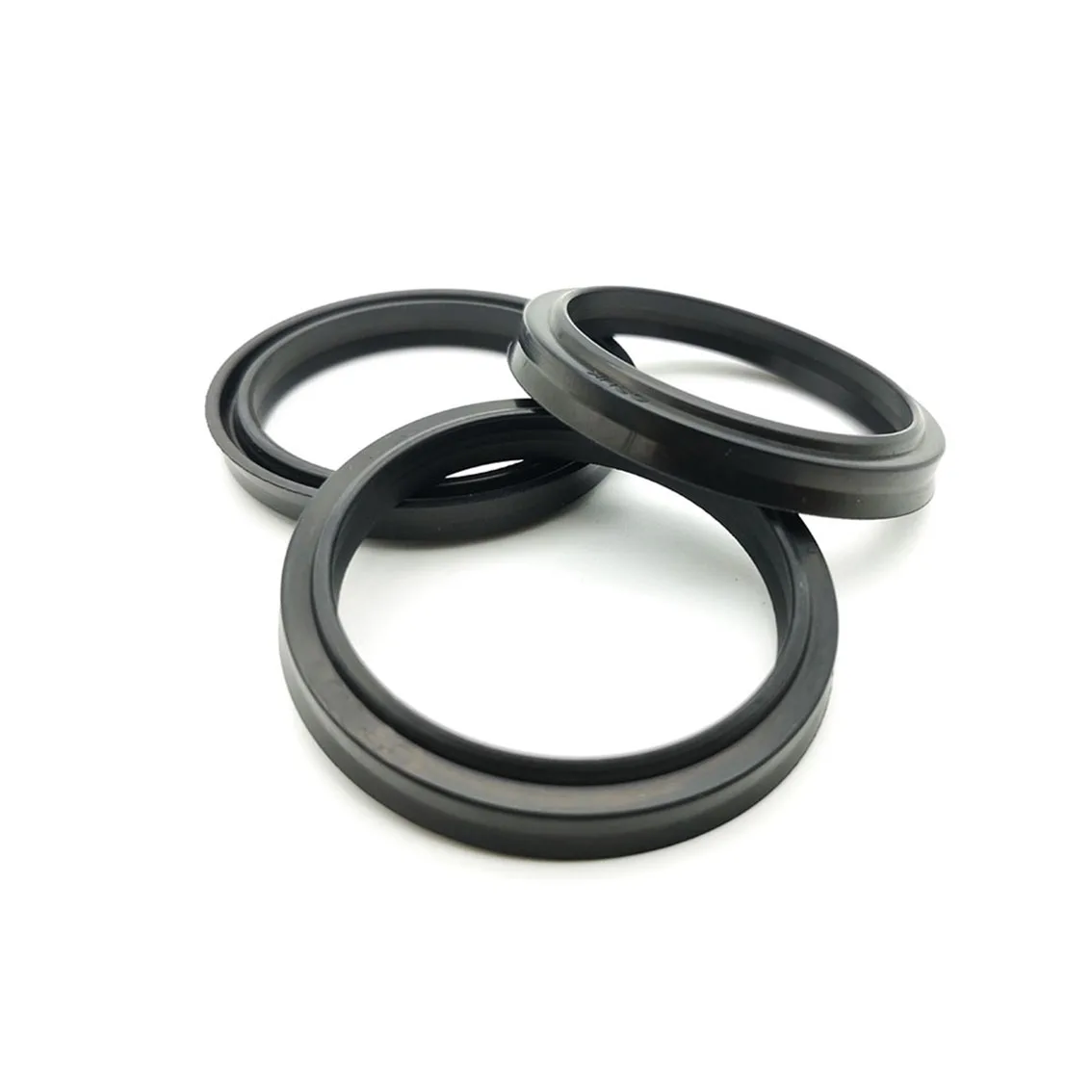 5Pcs Black NBRubber Height 6mm Hydraulic Dust Seal Piston Rod Dust Ring Cylinder Dust-Proof Wiper Seal ID 11.2 - 30mm TypeLBH