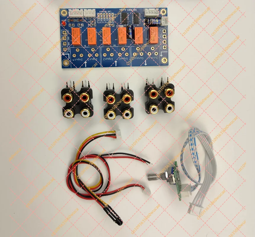 4/6/12 Channel Input 2 Channel Output Audio Signal Switch Board Remote & Manual Control