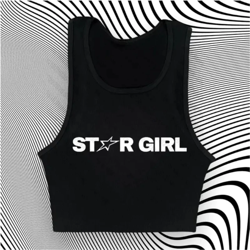 90s retro casual short sleeved T-shirt Y2k style clothing Emo aesthetic female letter Gothic cut top street wearing Grunge T-shi