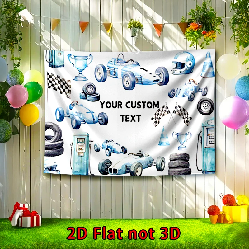 لافتة مسطحة ثنائية الأبعاد، قطعة واحدة من تخصيص الاسم الشخصي - نص قابل للتحرير، لمختلف المناسبات الحفلات، لافتة بوليستر مقاس 90.5 × 70.8 بوصة #3