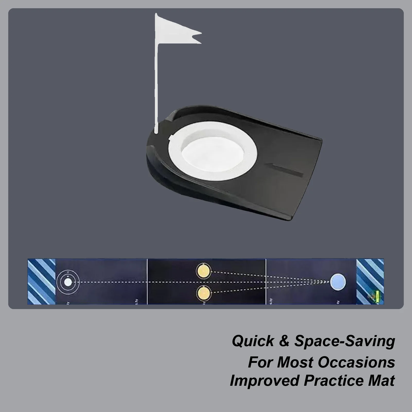 

Golf Putting Mats Practice Indoor Golf Hitting Mat Indoor Practice Hitting Simulator Portable Training Tool For Home Men