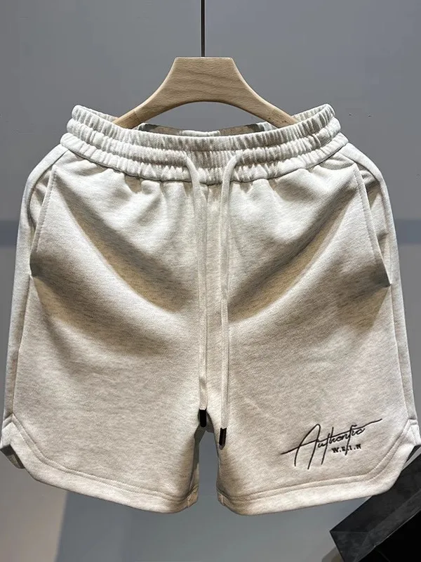 

High-End American Sle Men's orts 2026 New Summer Running Baskeall Loose Casual Five-Quarter Length Straight Leg Pants