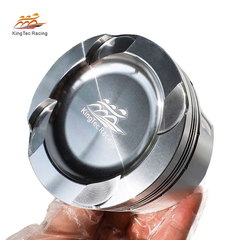 n54 pistons forged aluminum Kingtec 84mm 84.5mm n54b30 forged piston with pins ring clips for bmw 2006-2010 E90/E91/E92/E93 335i view 3
