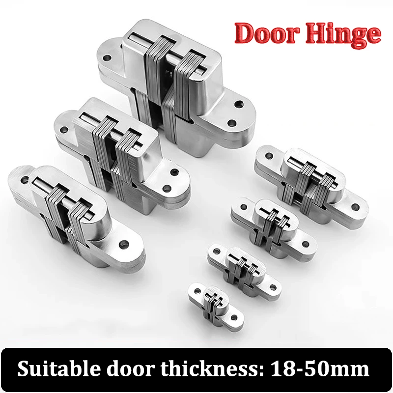 Hidden Gate Hinge Zinc alloy/copper Invisible Hinges Concealed Barrel Wooden Box Heavy Duty Built-in Door Hinge Cylindrical