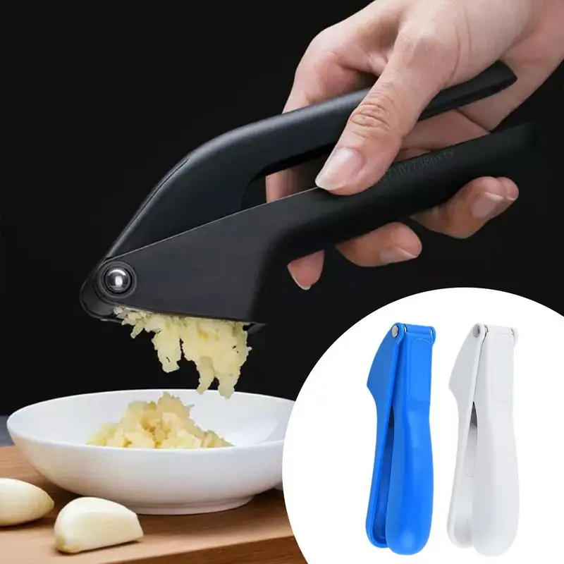 stainless steel garlic press Manual Garlic onion lesson Mincer Tool Smasher Squeezer household garlic clamp Kitchen Gadgets