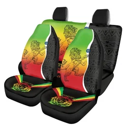 New Ethiopia Flag Design Front and Back for Vehicle Seat Covers Pack of 4 Universal Front and Back Seat Protective Cover Gifts