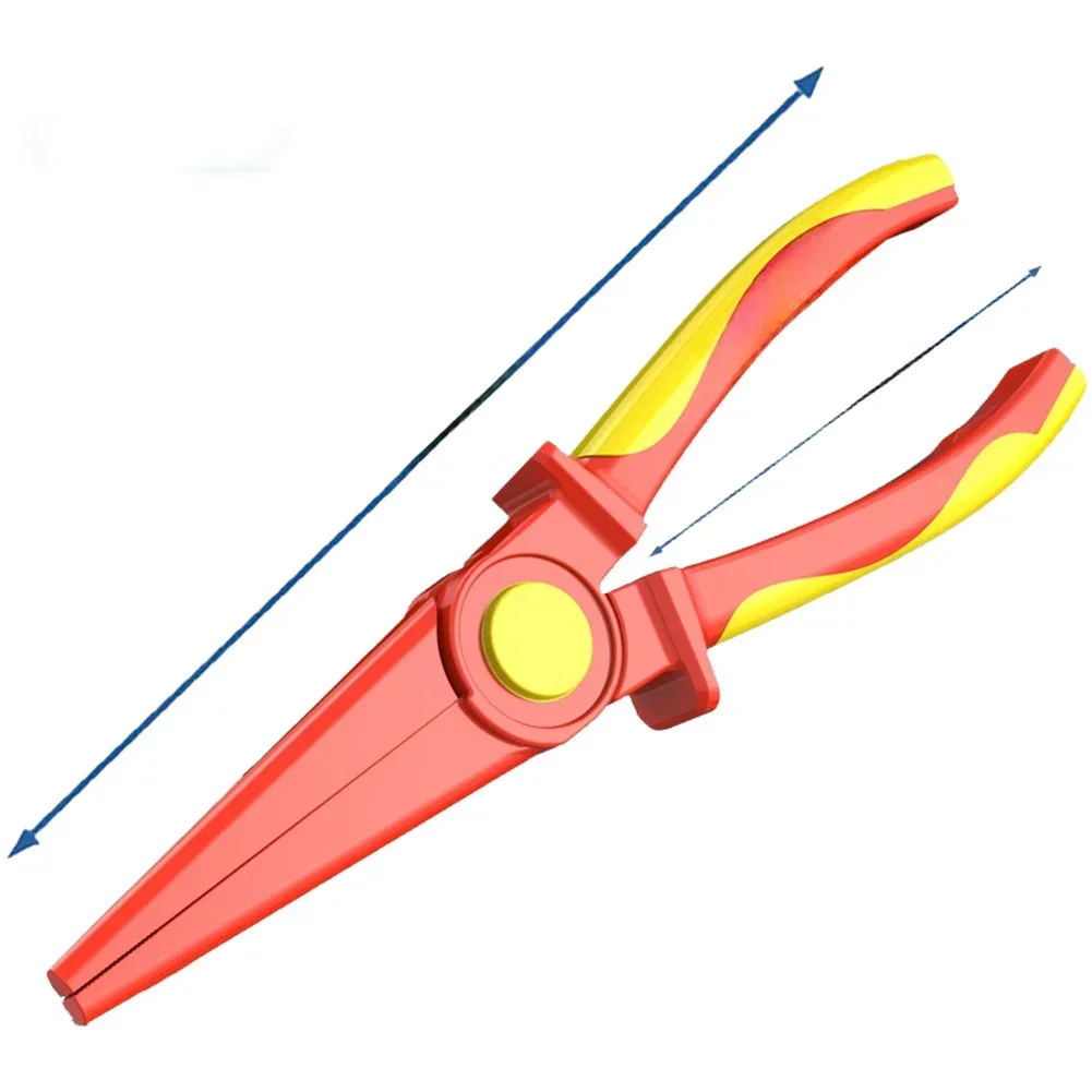 1Pc Electrician Plier 1000V Insulated Wire Cutter Plier W/ Non Slip Handle 23*12cm Insulation Plastic Cover Electric Hand Tool