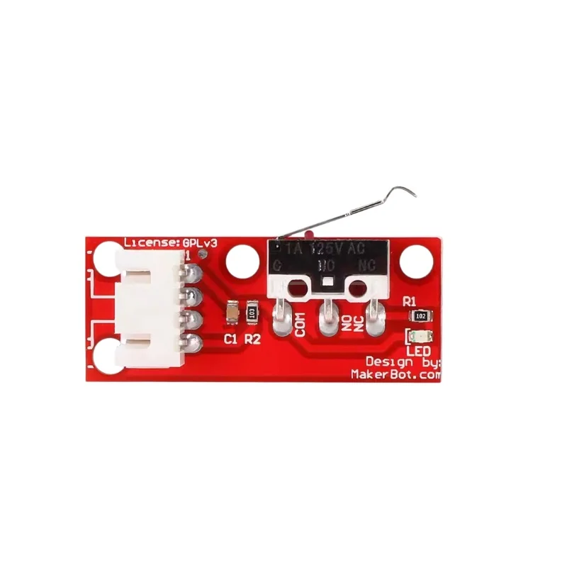 3D Printer Mechanical Endstop Limit Switch RAMPS 1.4 Red With Cable End Stop Sensor for Reprap 3D Printer DIY