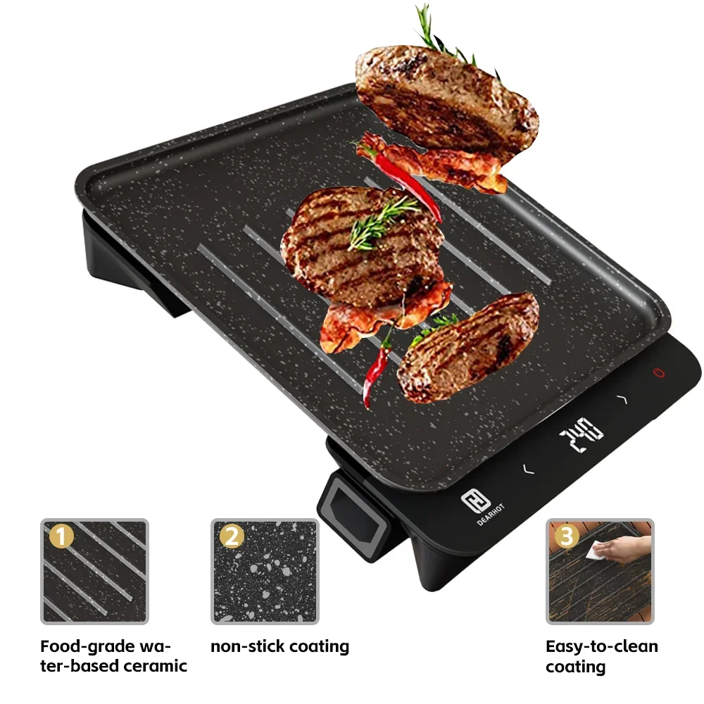 Japanese Korean MINI Smokeless Outdoor Camping Portable Bbq Electric Grill Home Use Cooking Mini Grills Electric Griddles