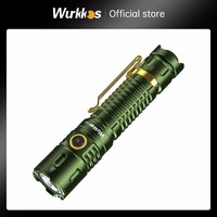 Wurkkos TD04 21700 Rechargeable Two Mode Group Tactical XHP50D HI Flashlight USB-C 3000 Lm Torch IP68 Waterproof EDC Tail Switch