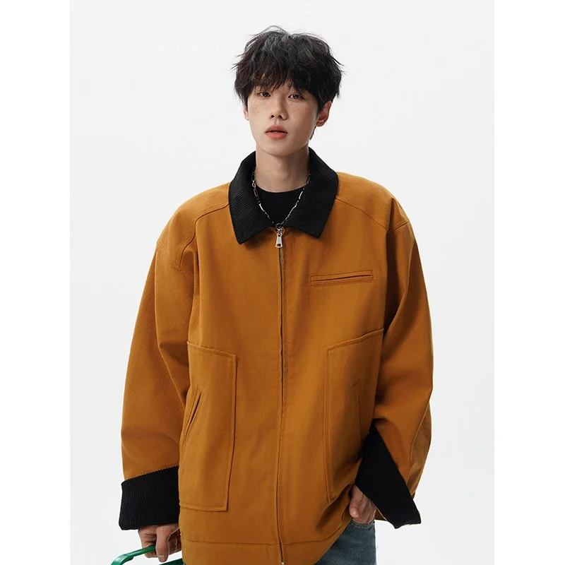 

Куртка Detroit Sle для активного отдыха, свободного кроя, с множеством карманов, для охоты, уличная модная одежда, трендовый бренд, полиэстер