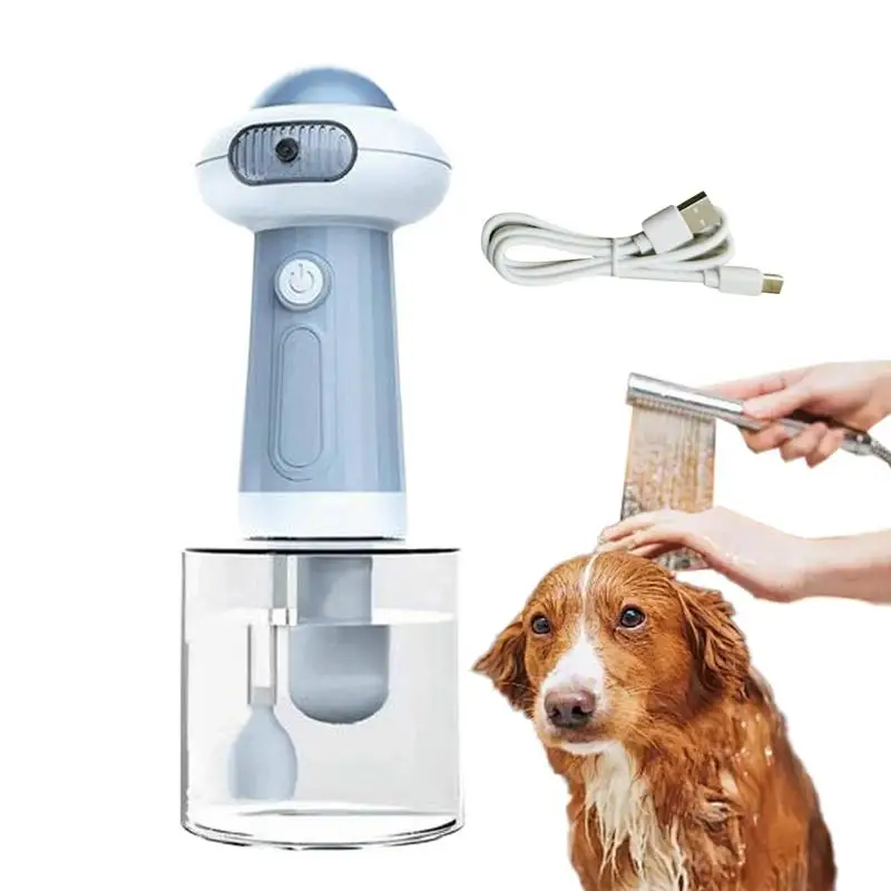 

400ml Electric Foaming Soap Dispenser Rechargeable Foam Machine for Pet Grooming Cat Bathing Shower Frother Cleaning Tool