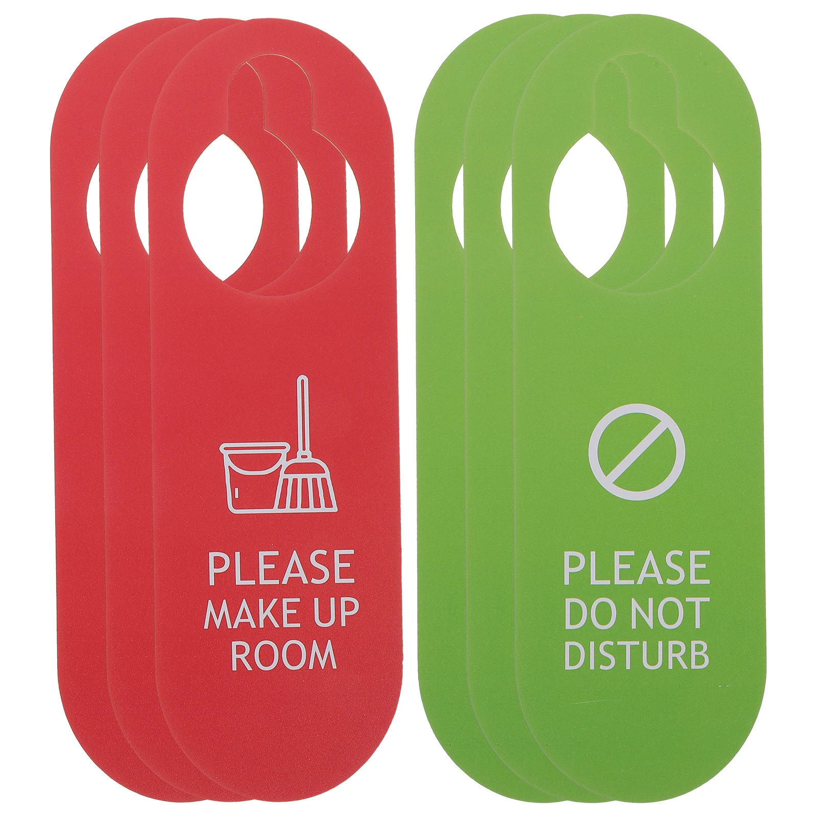 

6 Pcs Door Listing Wifi Sign Maintenance Hanger Tags Pvc Please Not Disturb Miss Handle Hanging Signs