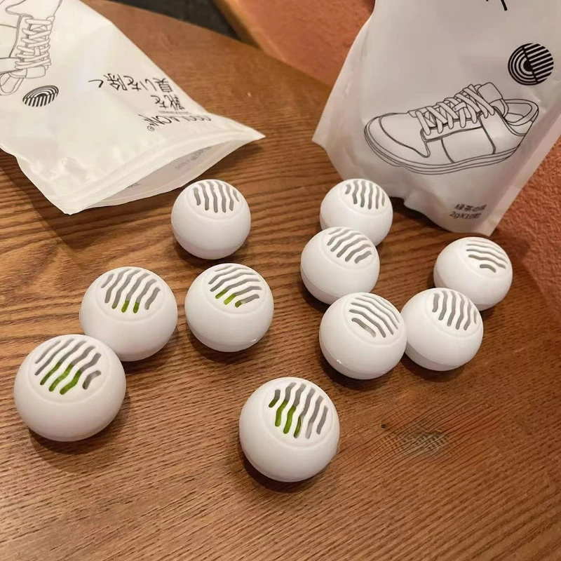 6PCS  Deodorant Balls Deodorant Balls For Sneakers, Lockers Gym Bags Air FreshAlso Great For Home Office And Car.