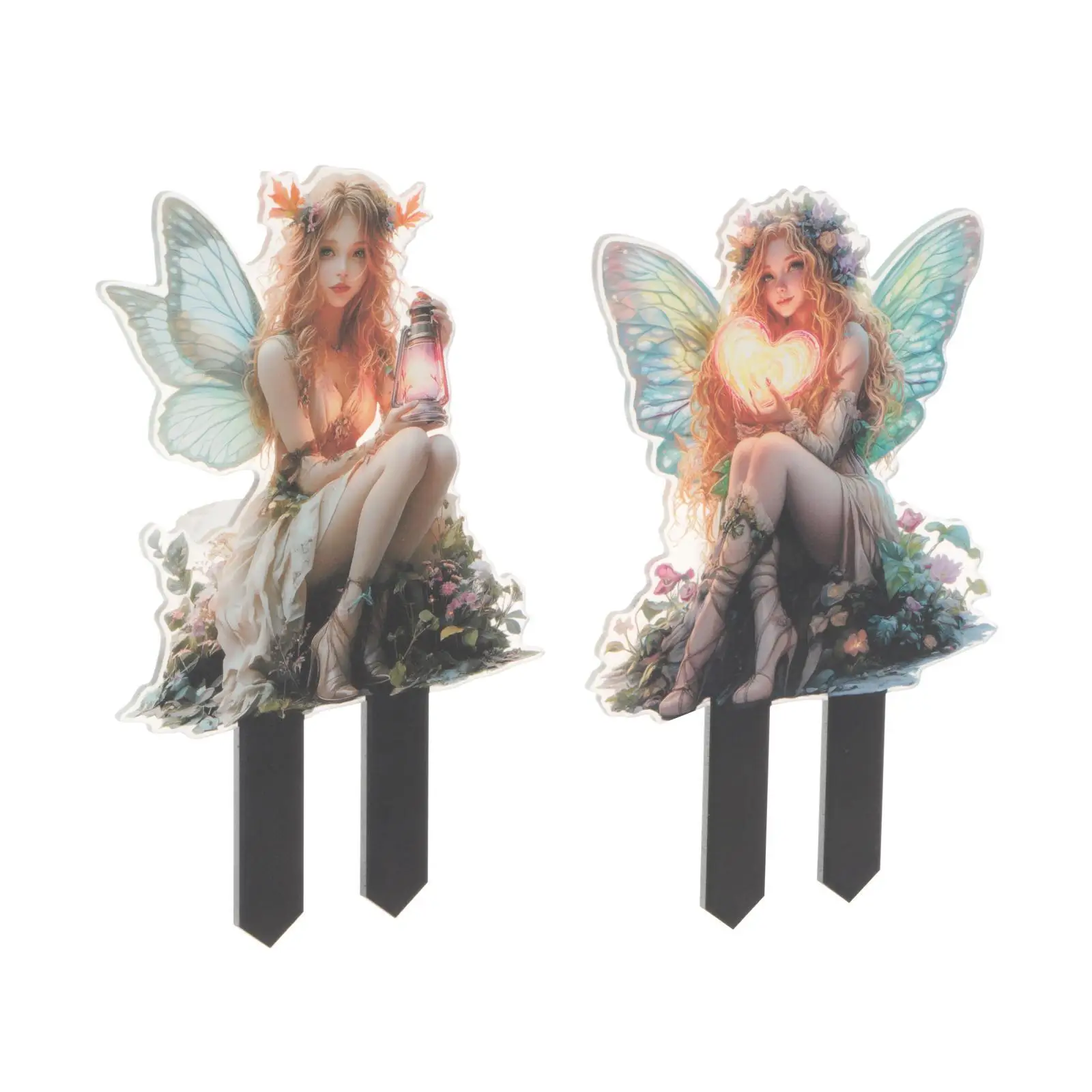 

Outdoor Garden Stake 2D Cartoon Lawn Yard Sign Potted Plant Decorative Stake for Lawn Gardening Indoor Plants Porch Outside