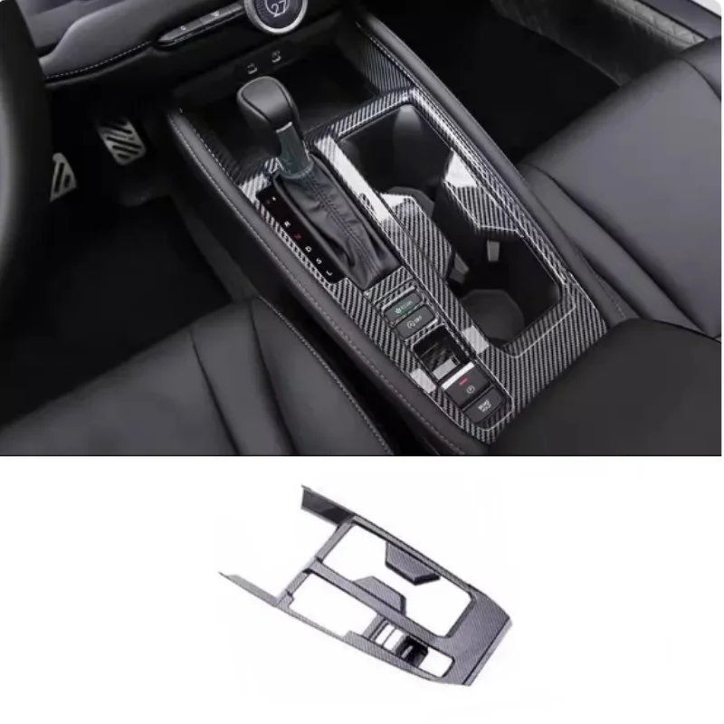 

For Honda Accord 11th 2023 2024 Car Center Console Gear Shift Panel Cover ABS Plastic Decoration Frame Auto Interior Accessories