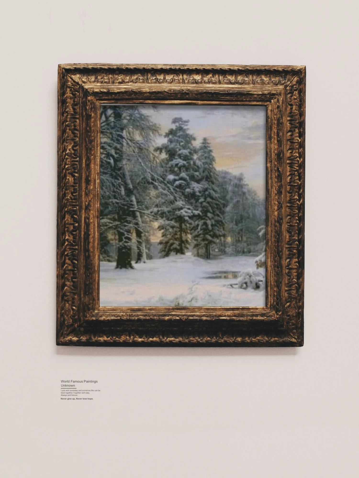 

Snowy woods Winter dawn scene Cross Stitch Kits Needlework 18CT Unprinted Embroidery Top Quality Counted DIY Handmade Decoration