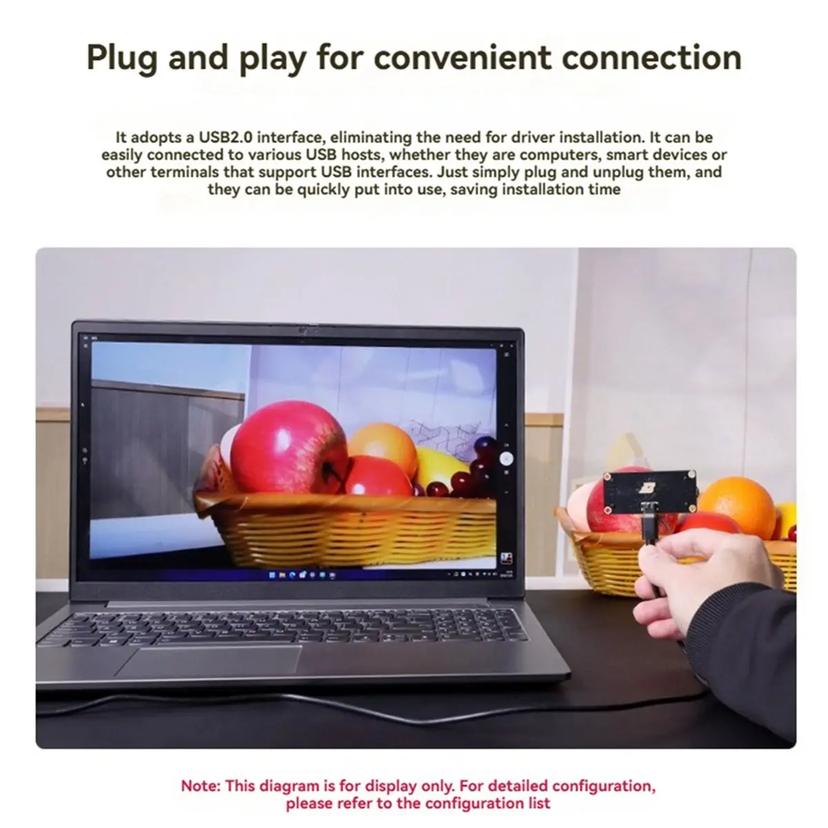 2MP Dual-Camera Module AR0144 Sensor 2560x720 USB 2.0 Simultaneous Frame-By-Frame Output