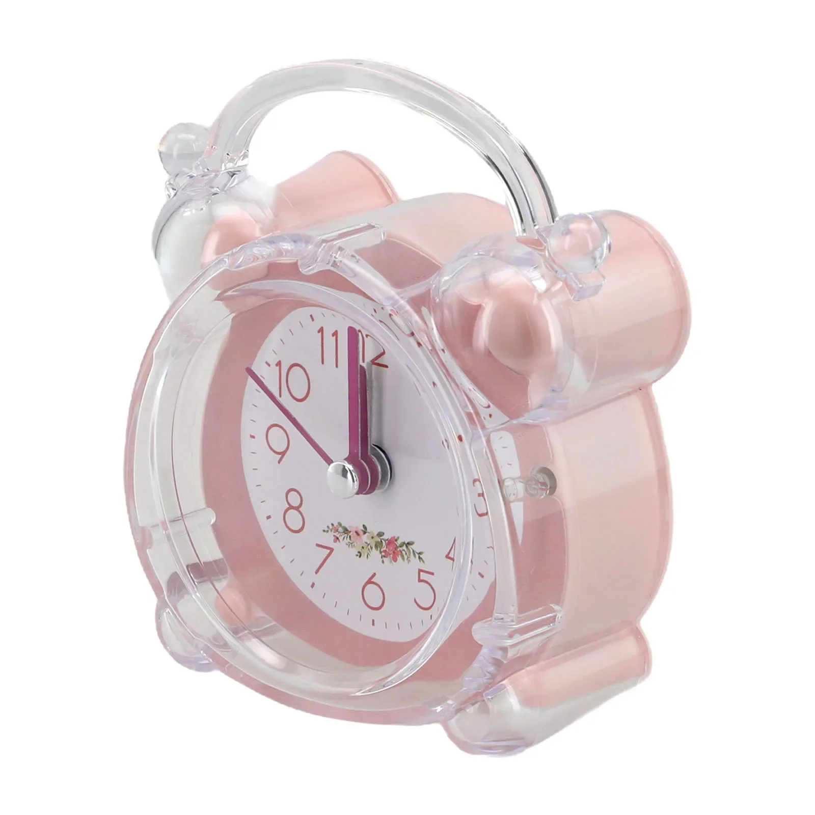 Koşu Süresi Çocuk Yatak Odası Aydınlık Küçük Çalar Saat Ses Şeffaf Alarm Bip Sesi Başucu Çalar Saat