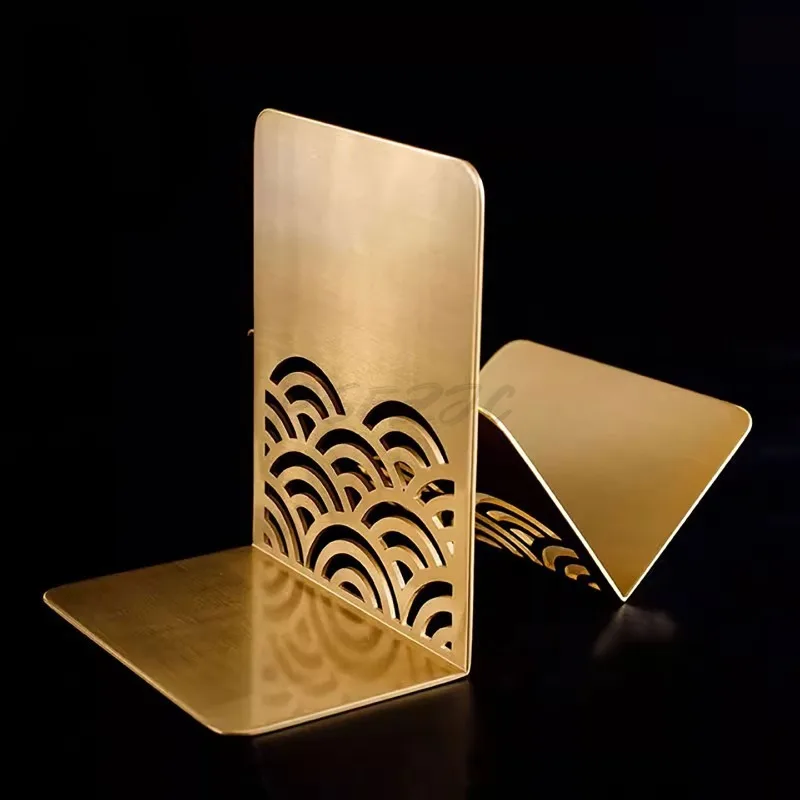 Chinese Style Book Holder Creative L-shaped Bookshelf Fixed Books Chinese Style Office Decoration