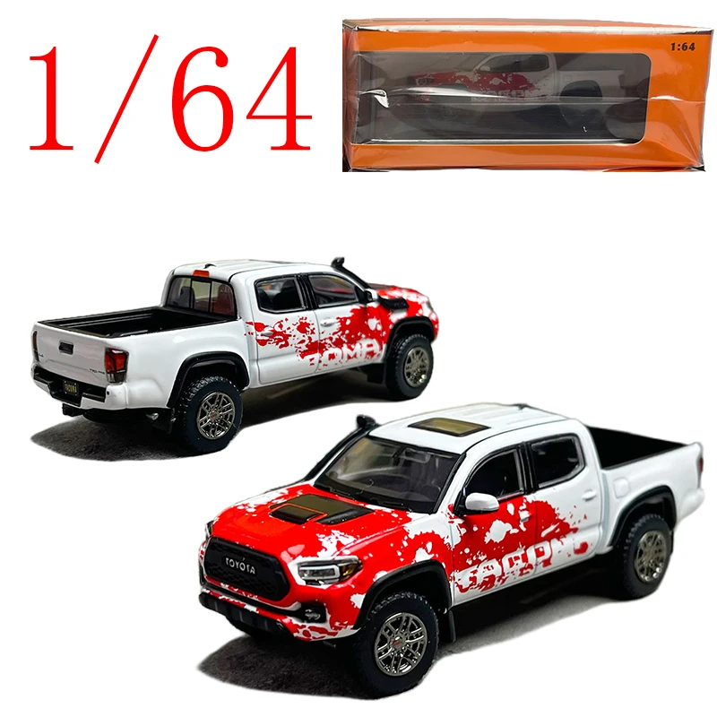 

GCD Diecast 1/64 Scale Toyota Alloy Model Cars Toyota TACOMA Camper Van Play Vehicles Toys for Boys Gift Original Box