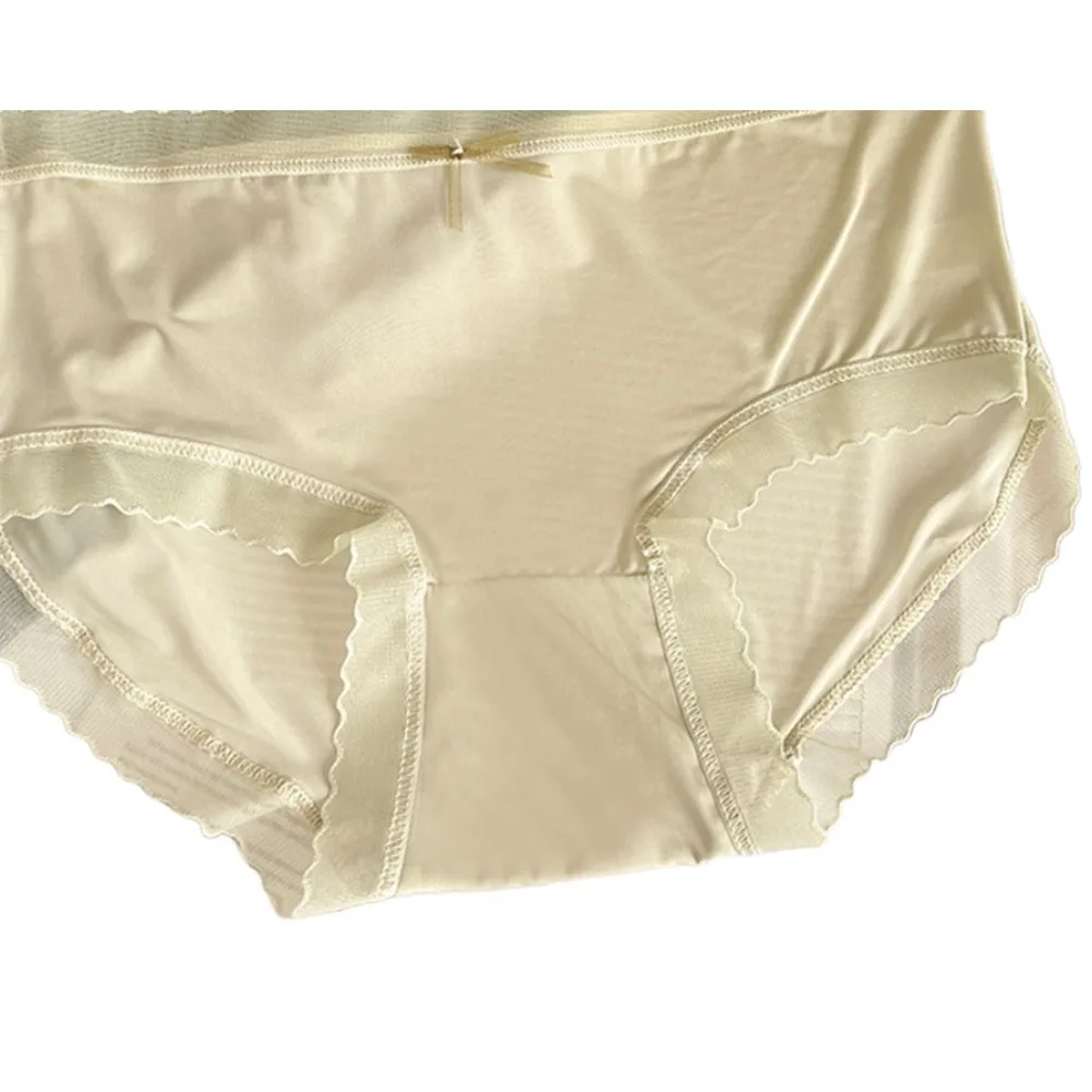 Seamless Elastic Women's Ice Silk Underpants Briefs Quick Drying Underwear Summer Ultra-thin Cooling Ladies Panties