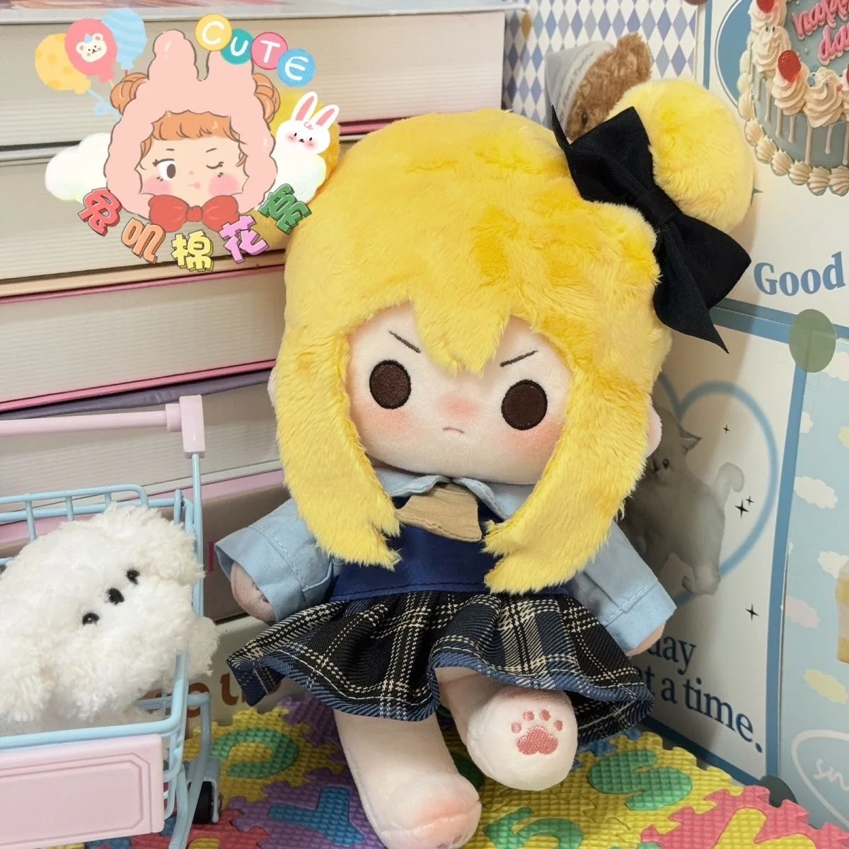 

Anime Role Lucy Heartfilia Attribute Girl Cosplay Soft Plush Stuffed Doll Body 20cm Dress Up Cotton Plushie Pillow Toys Gift