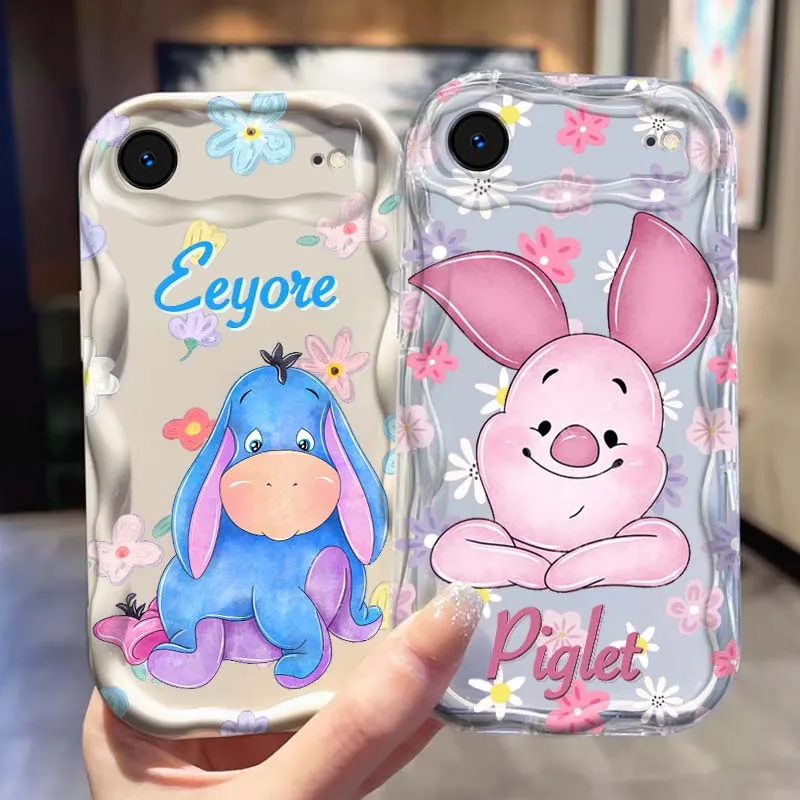 

Piglet Cute Cartoon For Apple iPhone 17 16 16E 15 14 13 12 11 XS Air Pro Max Plus Wave Oil Soft Funda Phone Case